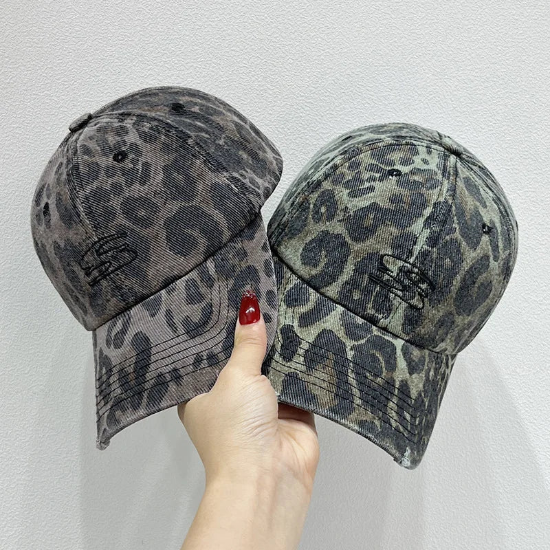 Retro Old Cross-Stitch Camouflage Baseball Cap For Men And Women