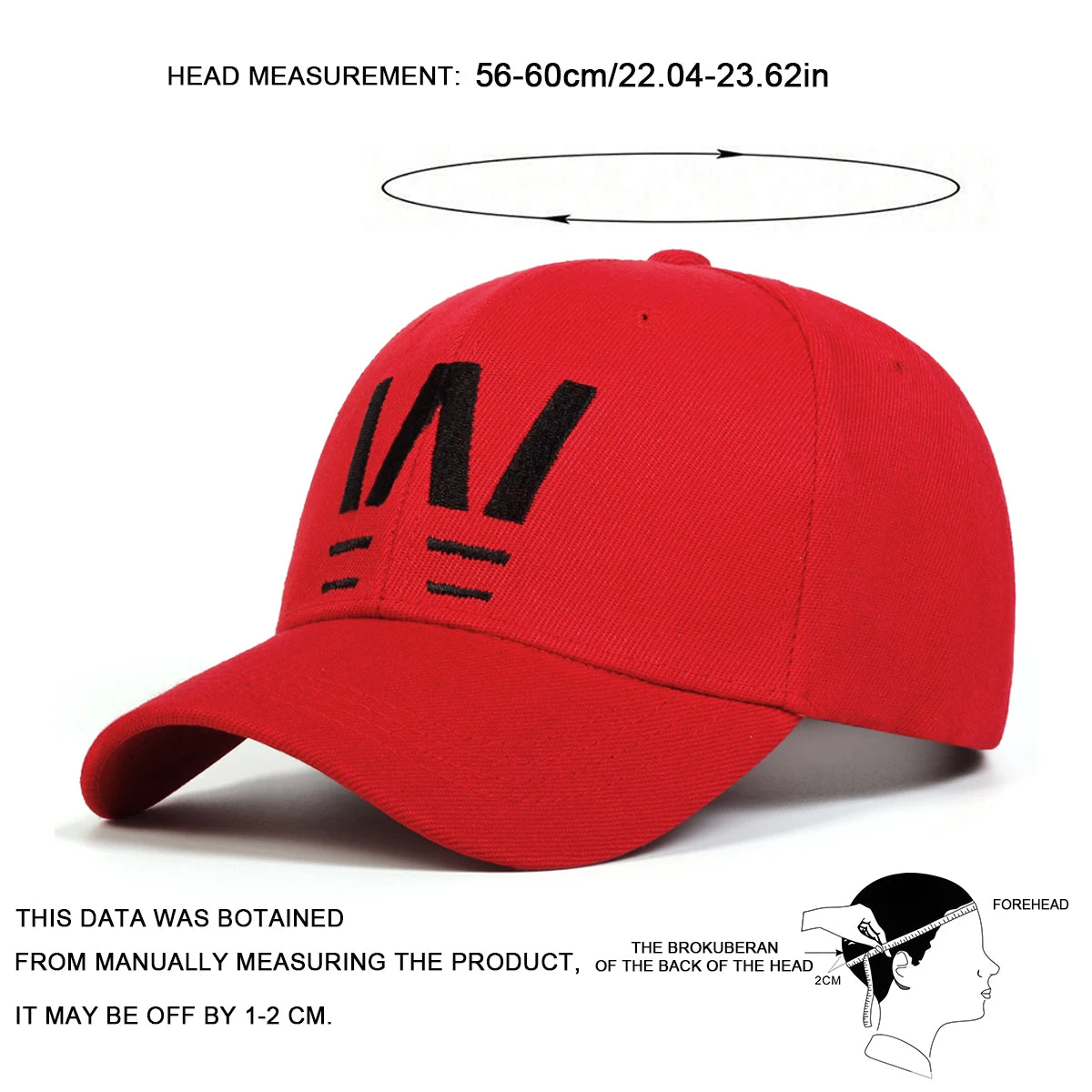 Unisex Letter Embroidery Baseball Caps Spring And Autumn