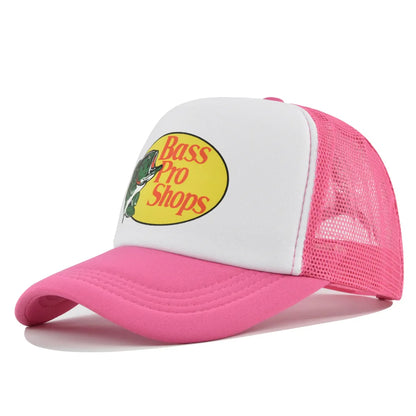 Bass Football Mesh Baseball Cap