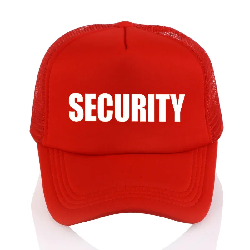 SECURITY Baseball Cap Cool Summer