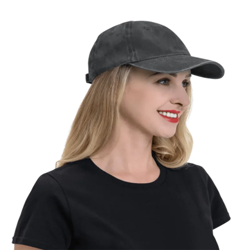 Astronaut Drummer Graphic Washed Baseball Cap