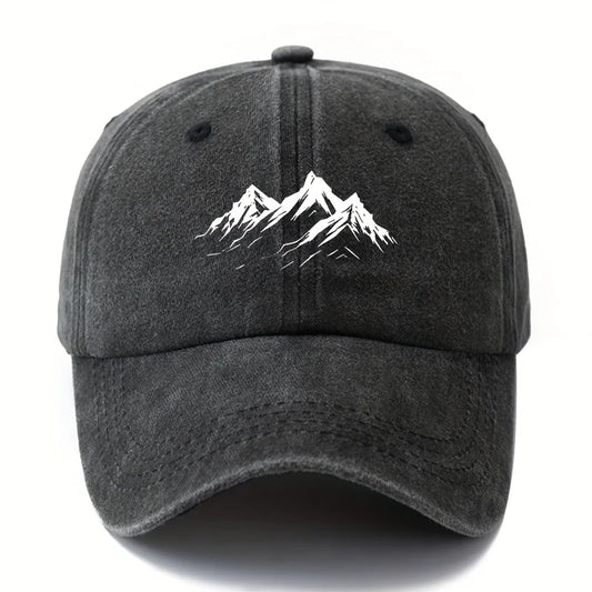 Men's Printed Mountain Baseball Cap