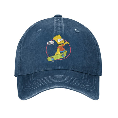 New The S-simpson Bart Eat My Shorts Sun Baseball Cap