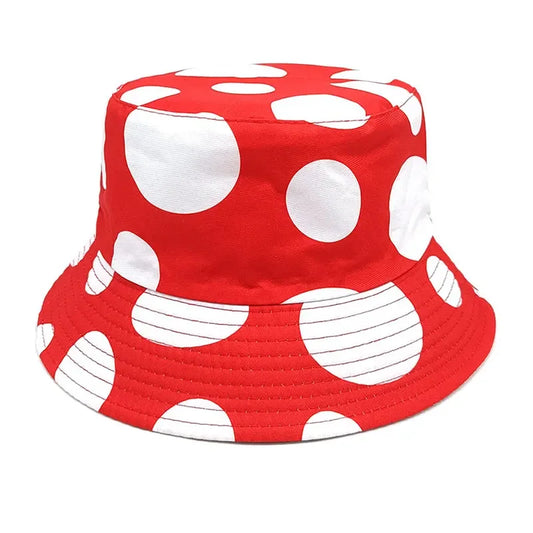 LDSLYJR Four Seasons Polyester Cartoon Print Bucket Hat