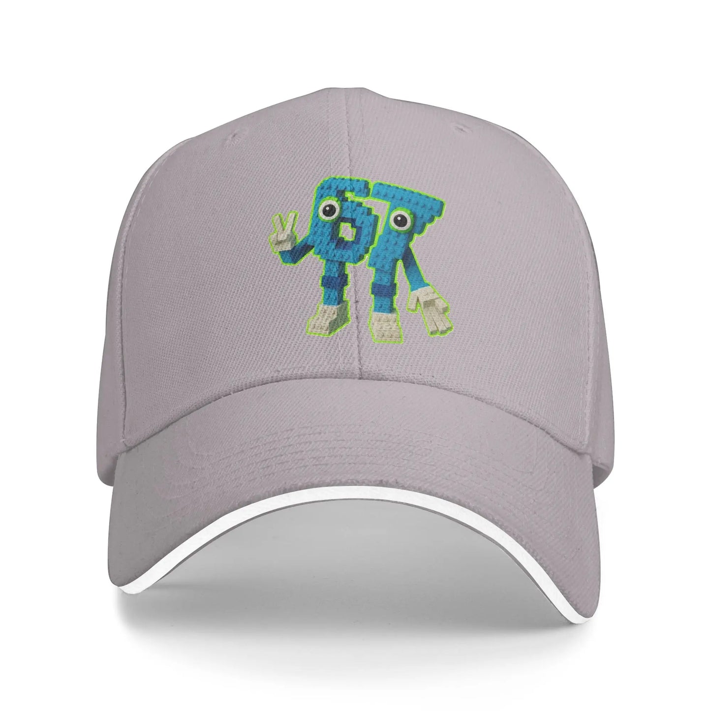67 Meme Character Brainrot Casual Baseball Cap