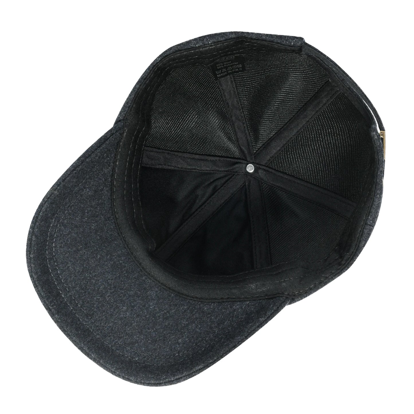 Wool Tweed Baseball Cap Casual Style Soft Unstructured Hat