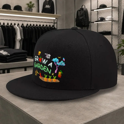 GROW A GARDEN Pixel Style Unisex All-Match Snapback Cap