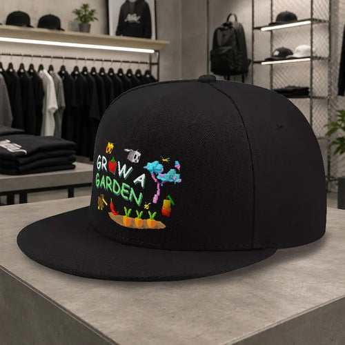 GROW A GARDEN Pixel Style Unisex All-Match Snapback Cap