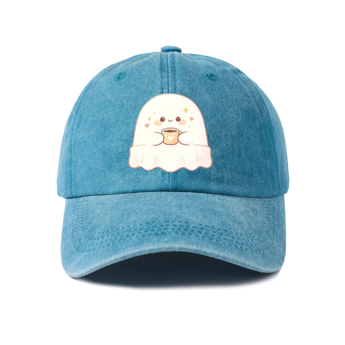 Cute Duck Ghost Graphic Baseball Cap