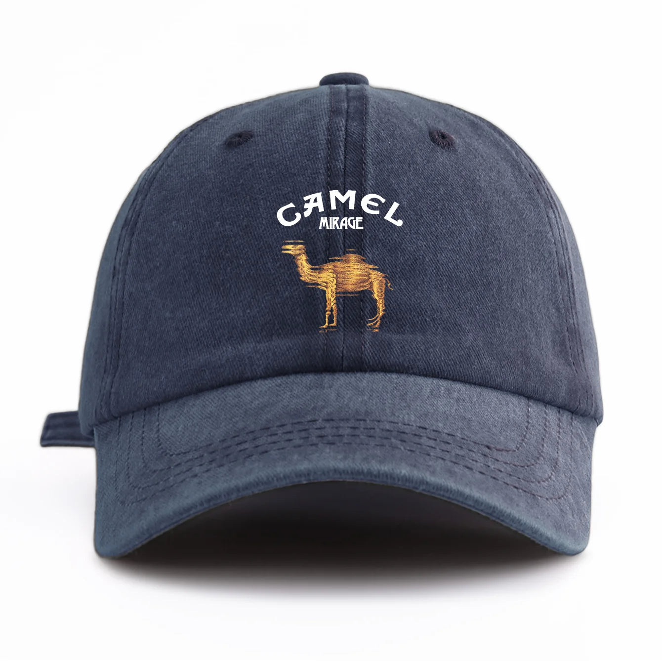 CAMEL Print Washed Baseball Cap