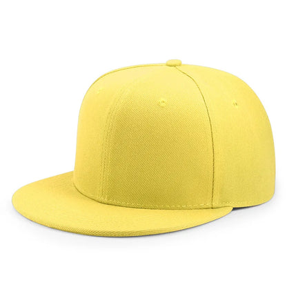 Wholesale 40 Colors Flat Peak Snapback Caps Lady Fashion