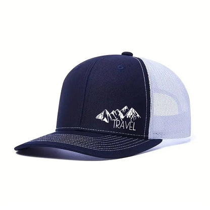 Peak TRAVEL Curved Adult Baseball Cap for Men Women Outdoor Mesh Duck Hat