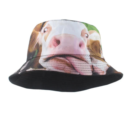 3D Printing Animal Bucket Hat For Women Men