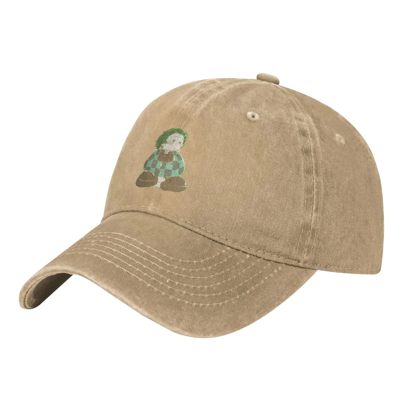 Vintage Demon Slayer Baseball Caps Anime Tanjiro Kamado