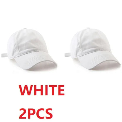 Men Women Baseball Caps Low Profile Basic Twill Cotton Hats
