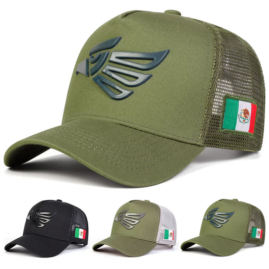Unisex Mexican Eagle Label Baseball Net Cap