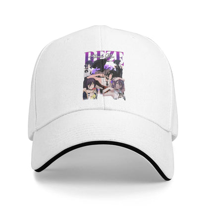 Reze Chainsaw Man Baseball Cap Fashion Anime Sandwich Cap Men Women