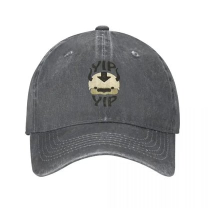 New Vintage Yip Yip Appa The Last Airbender Baseball Caps