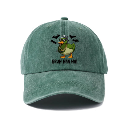 Bruh Haa Haa Duck Baseball Cap