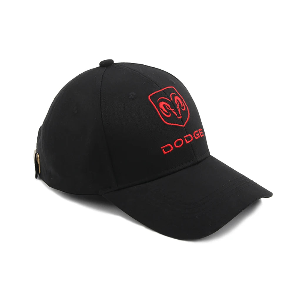 Creative Car Baseball Cap Cotton Embroidered Snapback Suitable For Dodge Logo