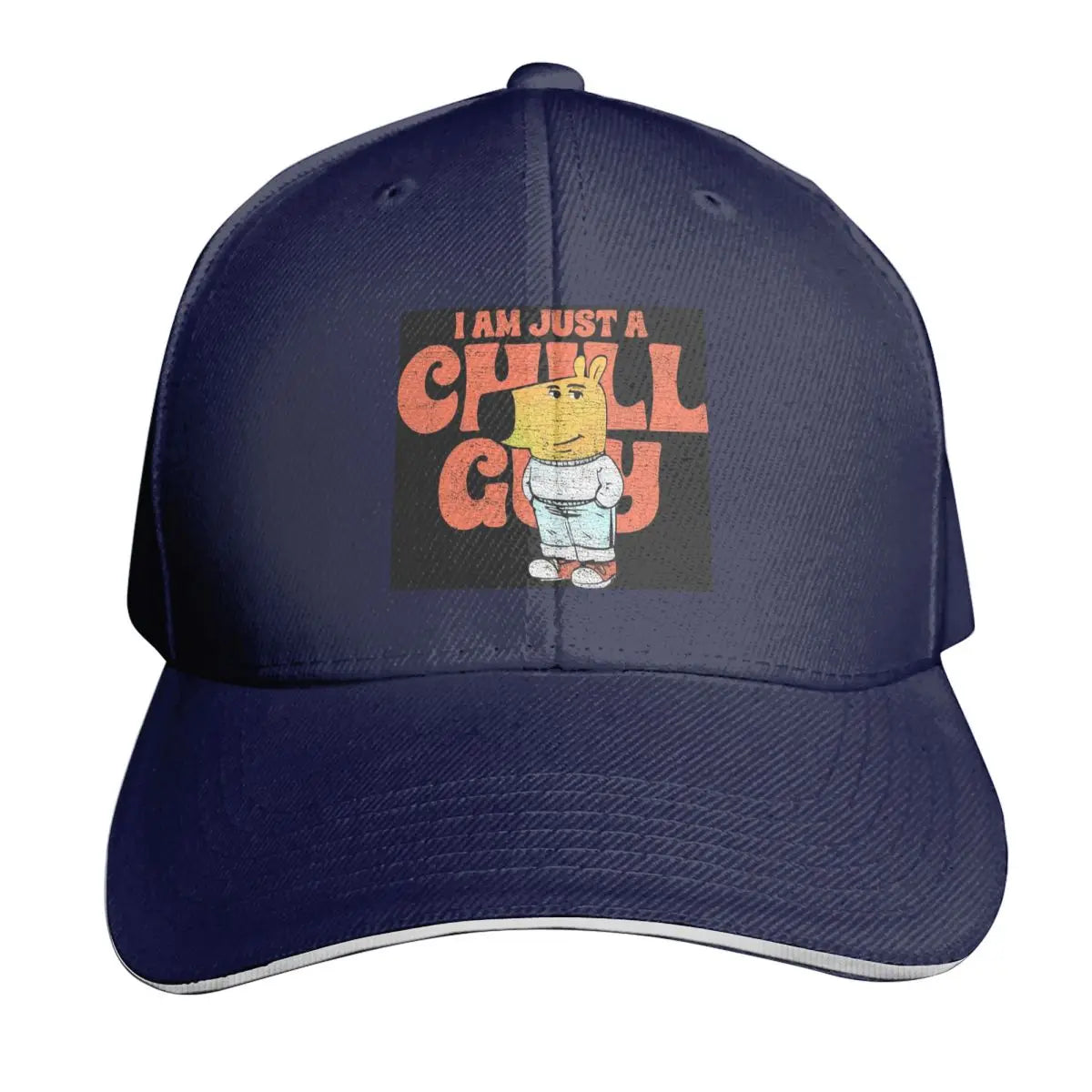 Vintage I Am Just A Chill Guy Cap Fashion Casual Baseball Caps