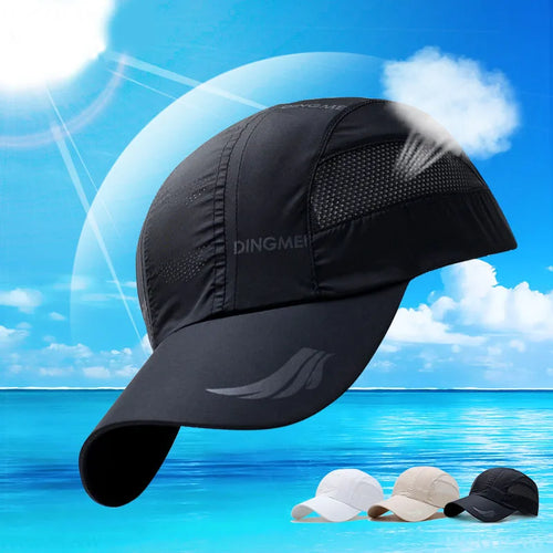 Summer Brand For Men Sports Running Sweat Baseball Cap