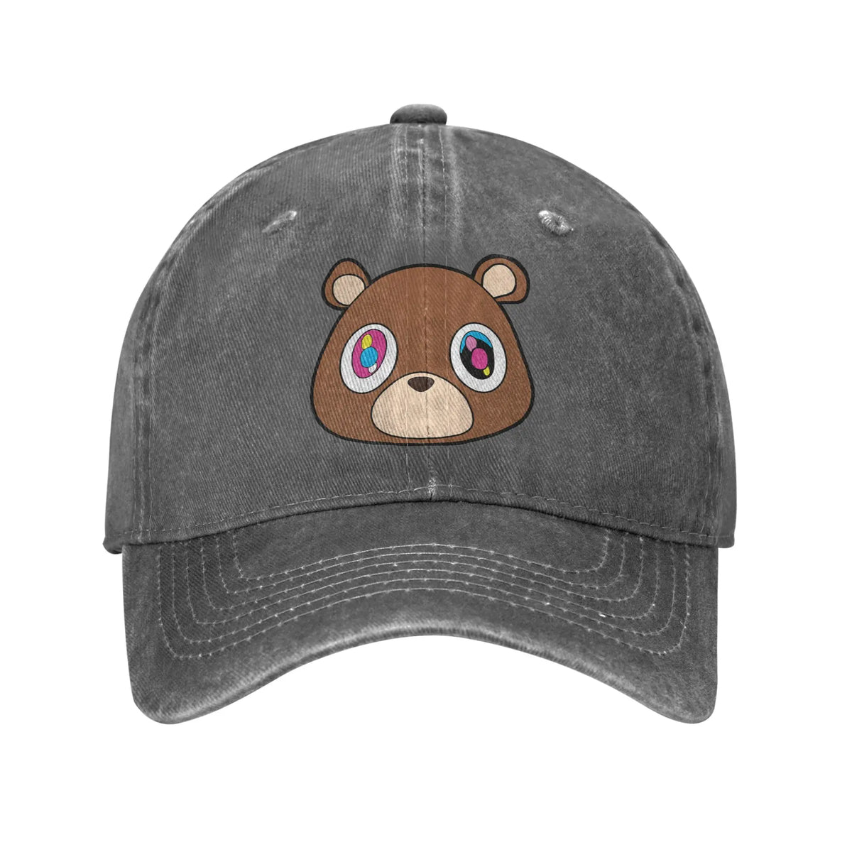 Custom Fashion Unisex Kanyes Bear Wests Baseball Cap
