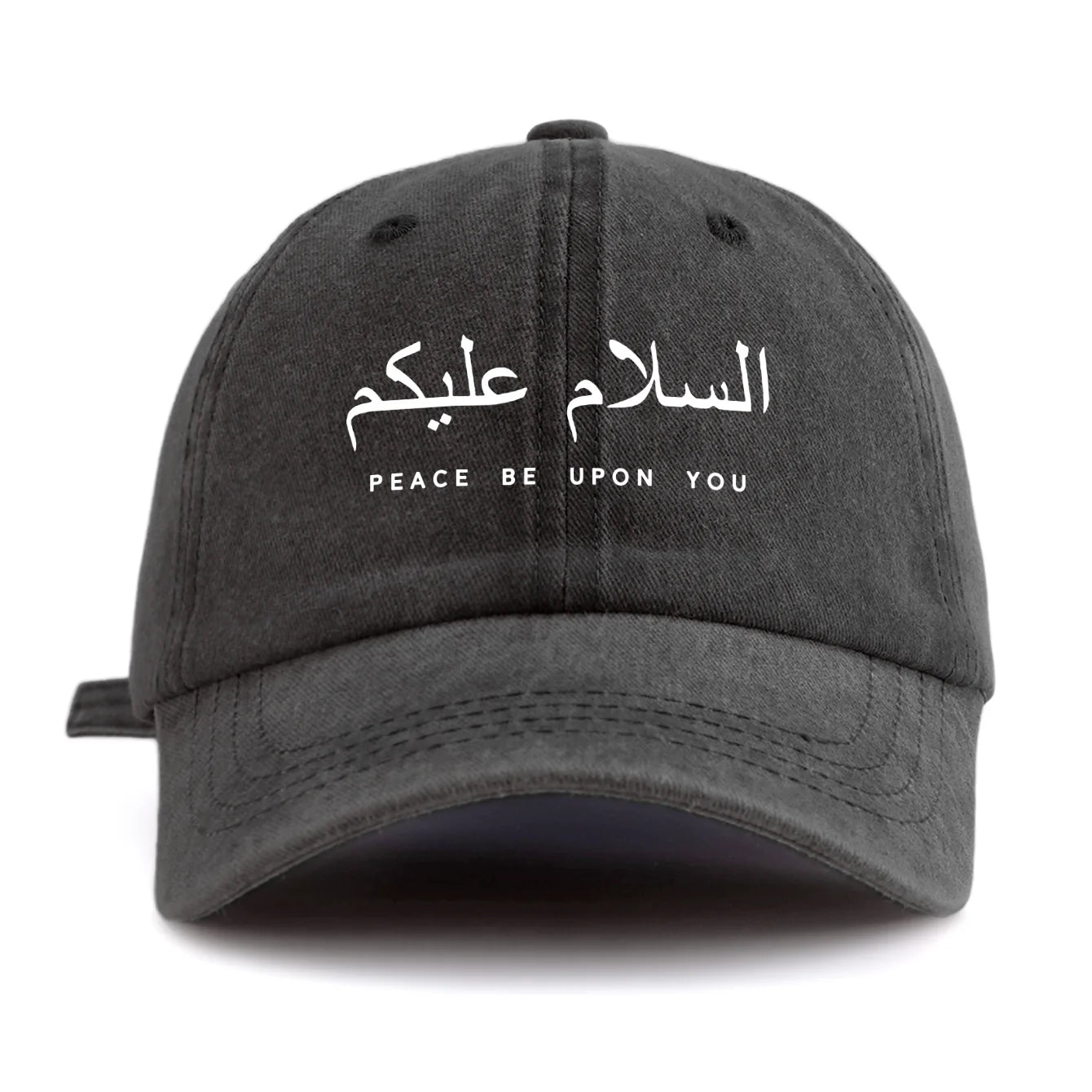 Peace be upon you Print Washed Baseball Cap For Adults
