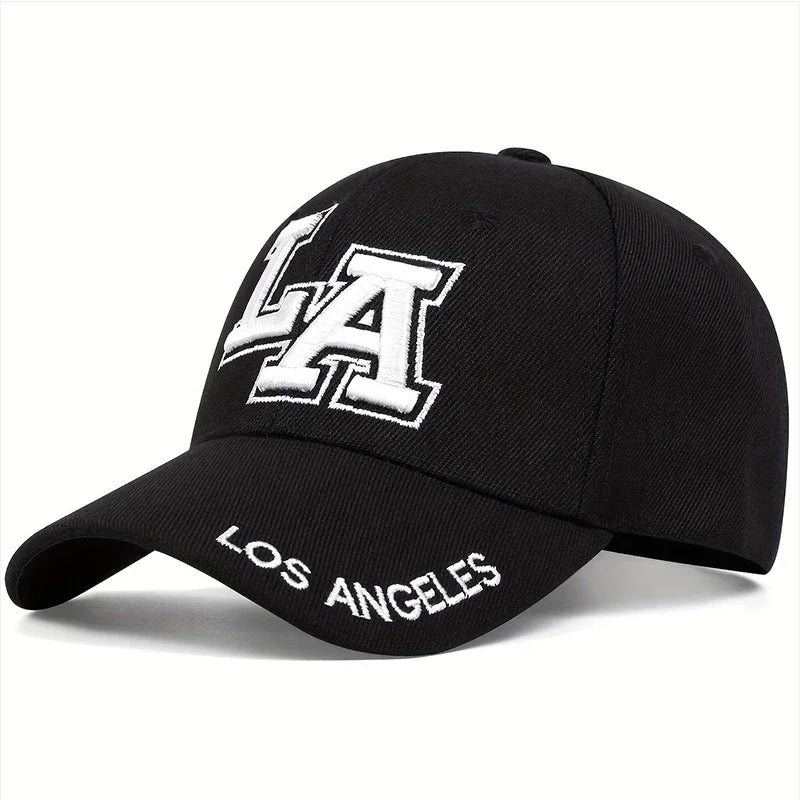 Unisex Los Angeles Letter Embroidery Baseball Caps Spring Autumn Outdoor