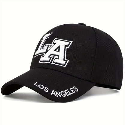 Unisex Los Angeles Letter Embroidery Baseball Caps Spring Autumn Outdoor