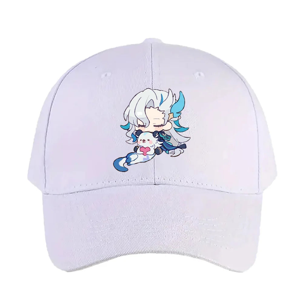 Neuvillette Chibi Otter Baseball Cap