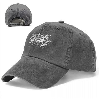 God Is Love Death Metal Denim Baseball Cap Adjustable Hat Women Men