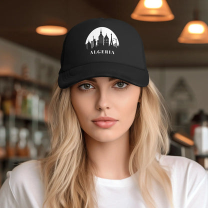 Urban Cityscape Landmark Algeria Algerian Mesh Baseball Cap