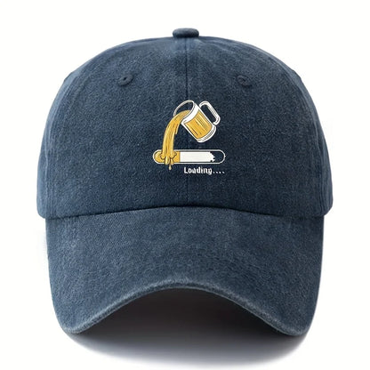 Adjustable Baseball Cap For Women With Fun Beer Print For Daily Leisure