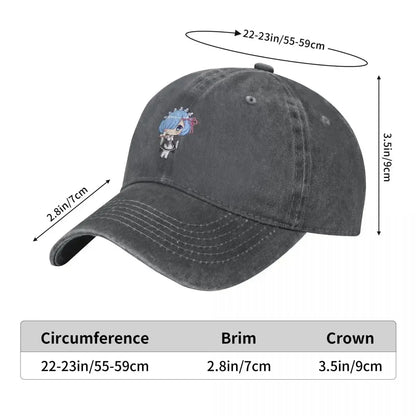 Re:Zero Rem Chibi Baseball Cap