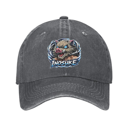 Summer Cap Sun Visor Demon Slayer Inosuke Hip Hop Caps Demon Slayer Baseball Hat