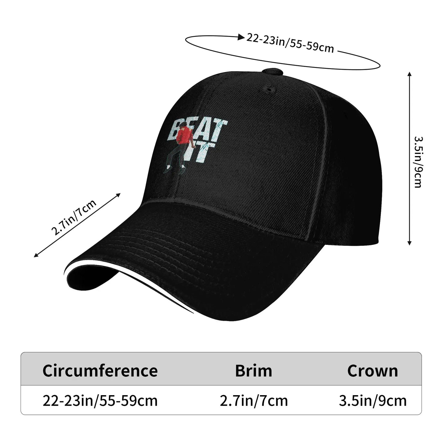 The King of Pop Michaels Jacksons Baseball Cap