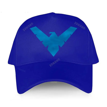 Nightwing-Batman Geïnspireerd Logo Embleem Robin Gray Teens Baseball Cap