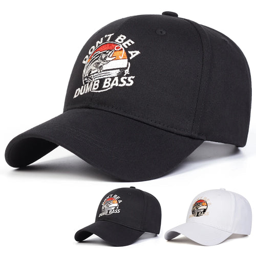 Unisex DUMB BASS Embroidery Baseball Caps