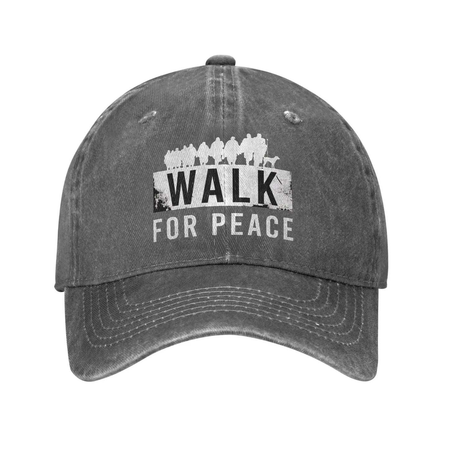 Walk For Peace Calm Steps Sun Baseball Cap