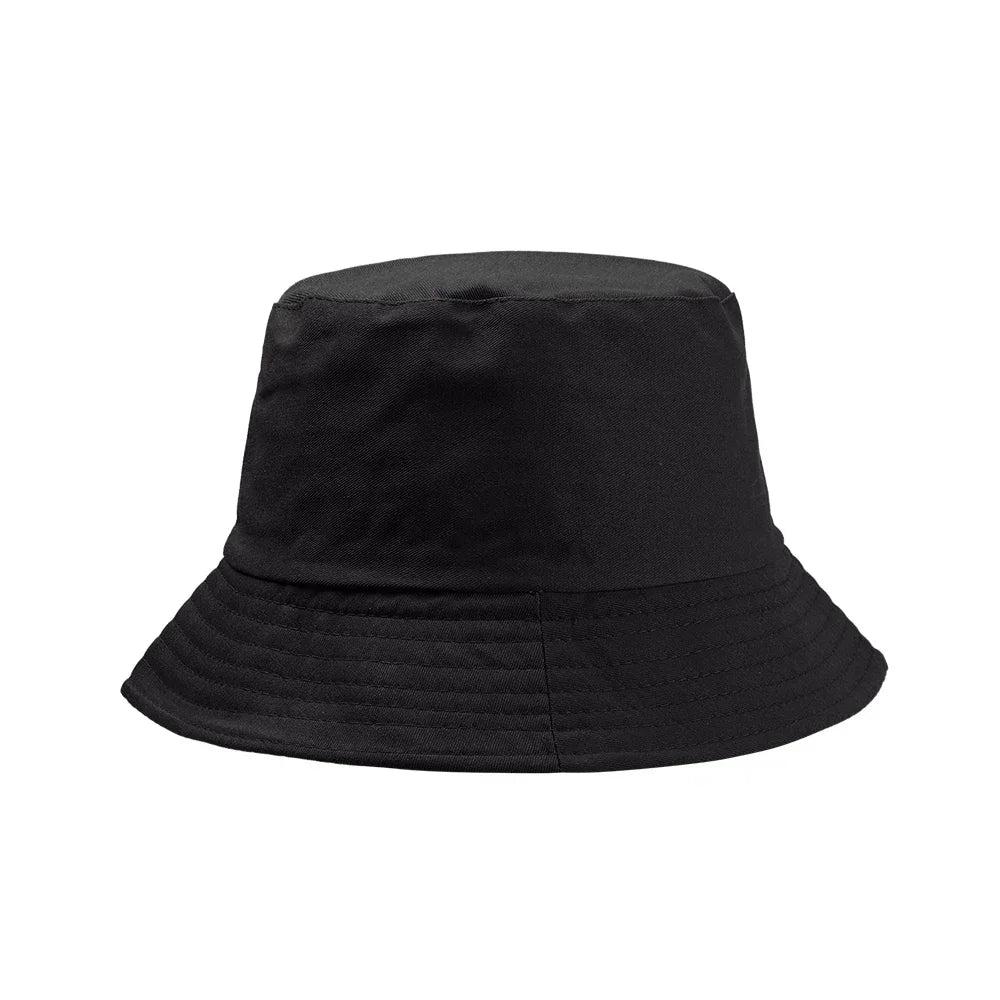Fashion Denim Washed Bucket Hat Retro Foldable Sun Hat For Women Men