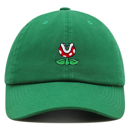 Piranha Plant Dad Hat Embroidered Cartoon Cute Mushroom Baseball Cap