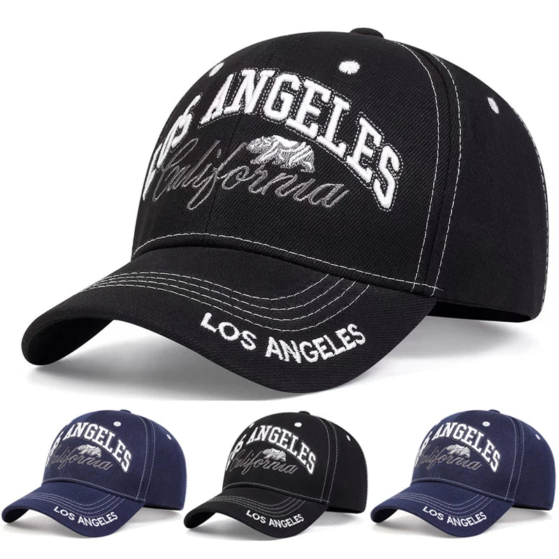Bear Embroidered Icon Baseball Hat Men's Outdoor