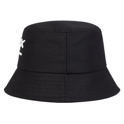 Unisex XX Smiling Face Embroidery Personality Bucket Hats