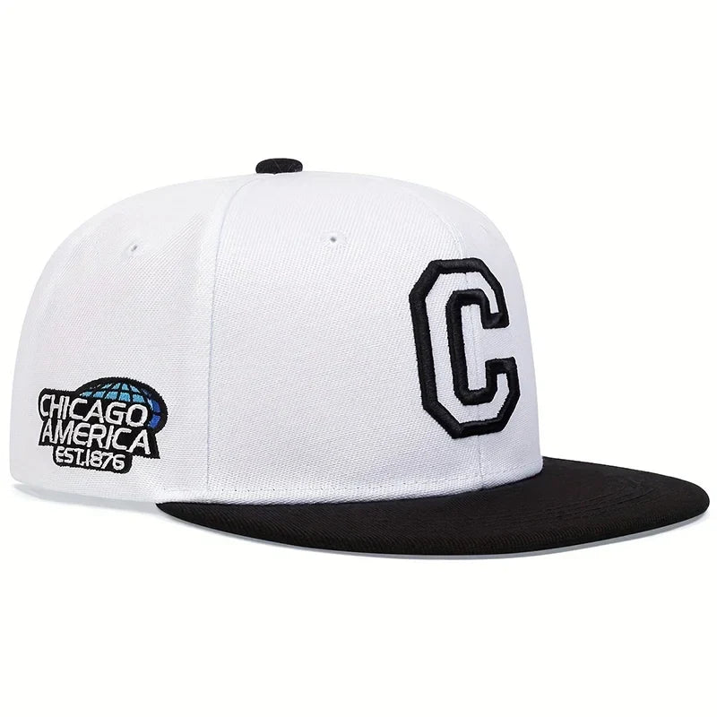 Unisex Embroidery Baseball Cap Cotton Snapback