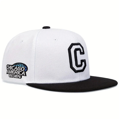 Unisex Embroidery Baseball Cap Cotton Snapback
