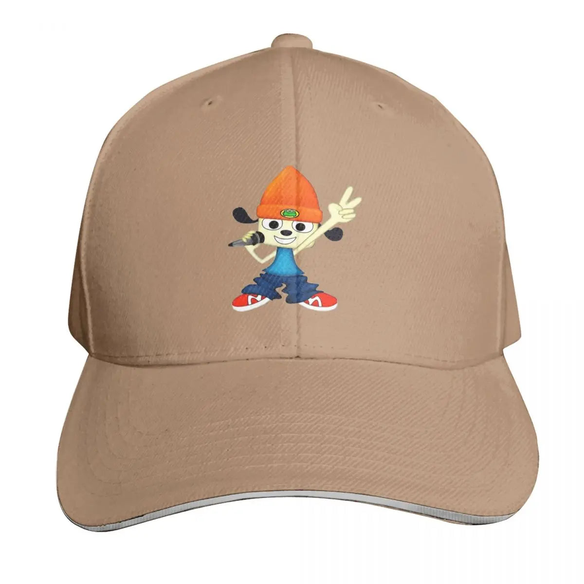 Parappa The Rapper Patchc Cartoon Game Cap Fashion Casual Baseball Caps