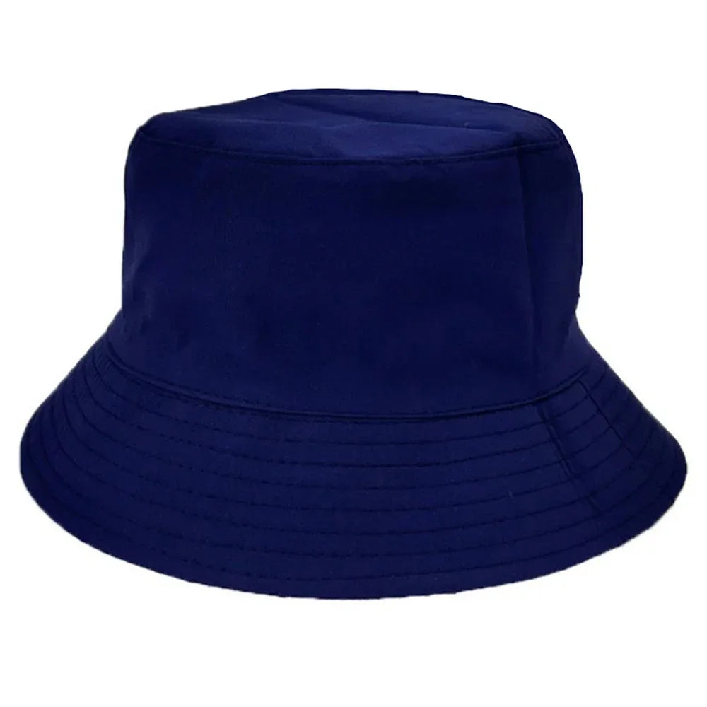Fashion Denim Washed Bucket Hat Retro Foldable Sun Hat For Women Men