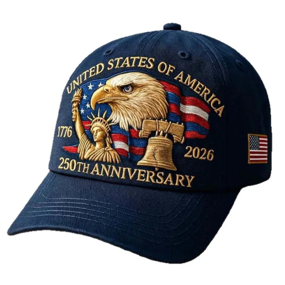 American 250th Anniversary Cap Unisex Eagle Graphic Baseball Cap