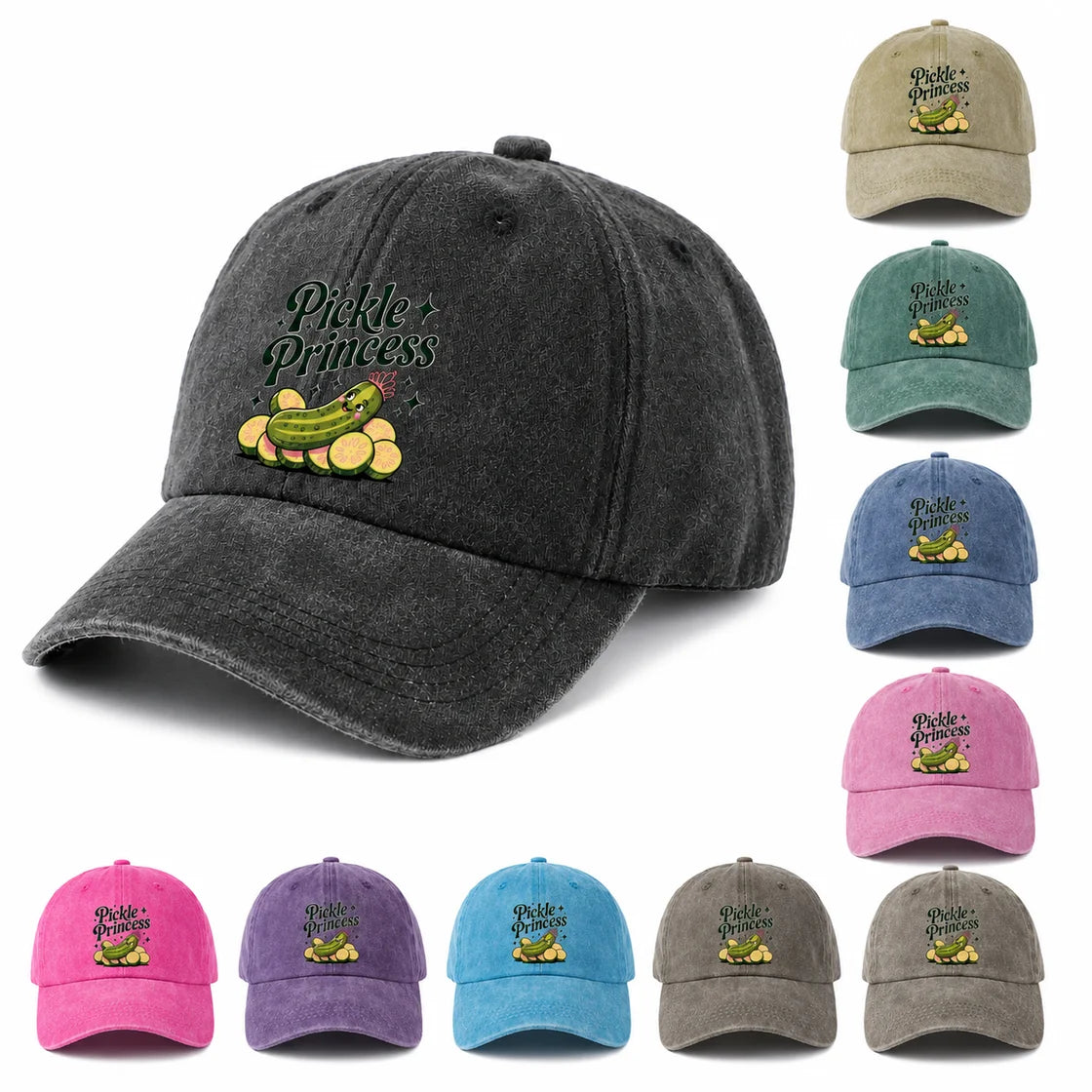 Pickle Princess Baseball Cap